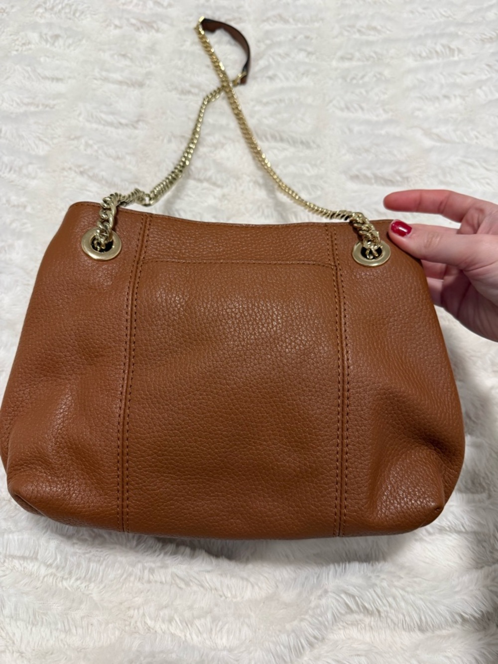 Michael Kors Jet Set Chain Medium Shoulder Tote Acorn Purse - Picture 4 of 14